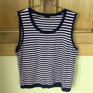 Women’s XL Talbots striped shell .